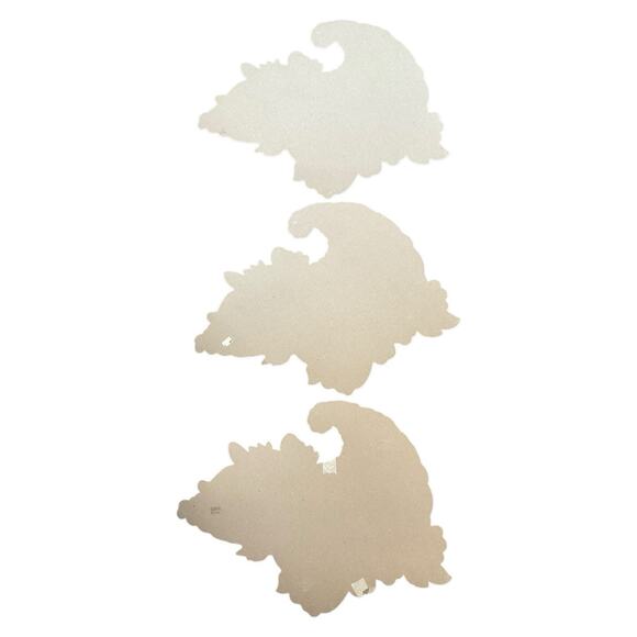 Vintage Amscan Cornucopias Three Die Cut Harvest Holiday Happy Thanksgiving - Picture 2 of 9